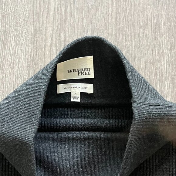 BNWOT WILFRED FREE Dark Grey Knit High-Waist Midi Bodycon Skirt (from Aritzia) - Picture 5 of 10